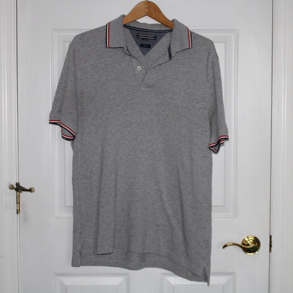 Tommy Hilfiger Contrast Collar Slim Fit Polo